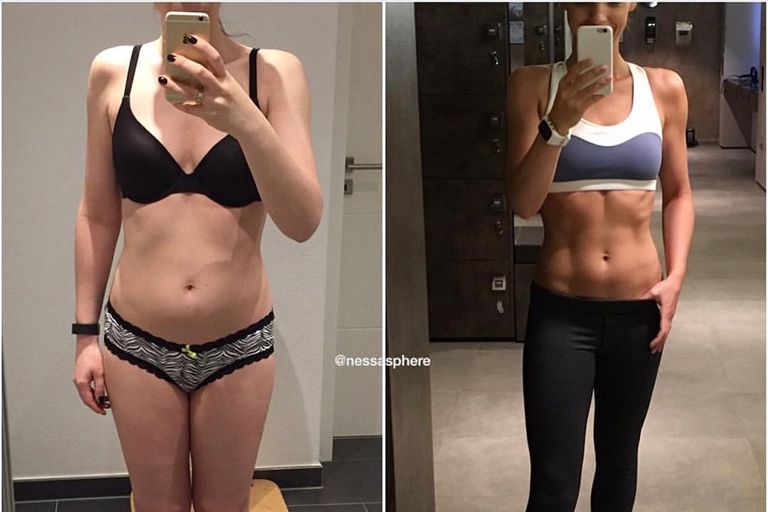 prima e dopo fitness 40+ program