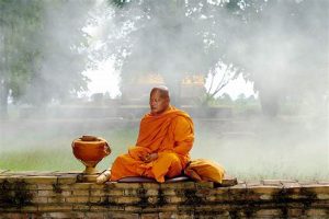 monaco zen che medita