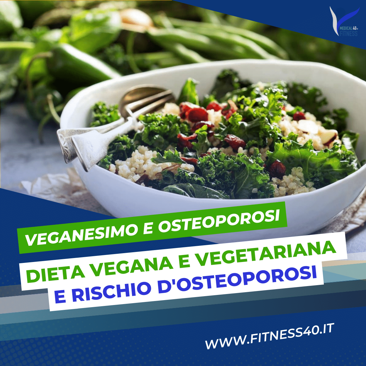 Dieta vegana e vegetariana e rischio d'osteoporosi